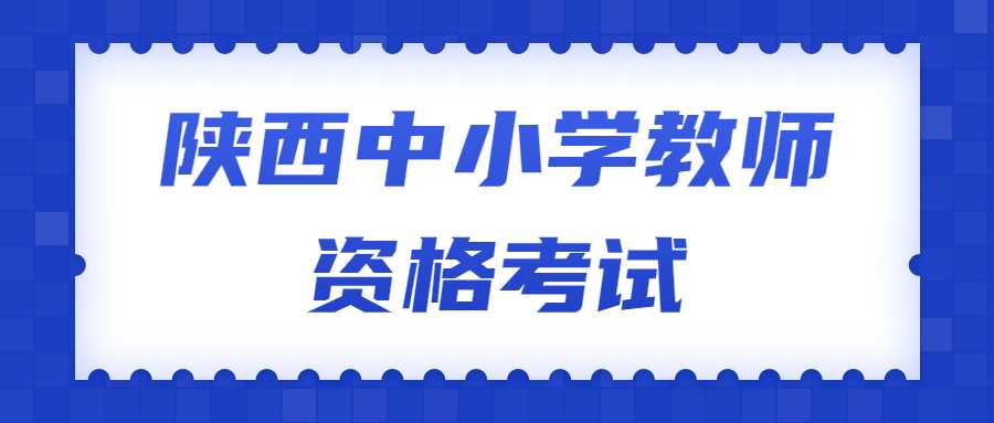 陕西中小学教师资格考试