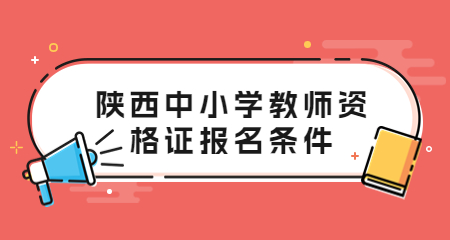 陕西中小学教师资格证